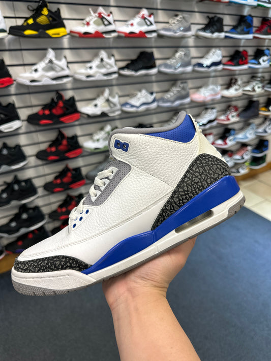 *USED* Jordan 3 Retro Racer Blue