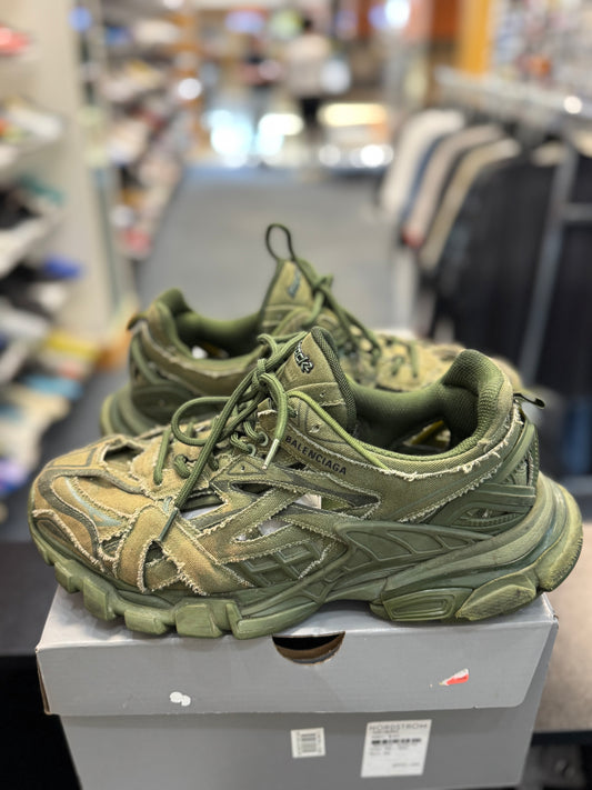 *USED* Balenciaga Track.2 Kaki Canvas