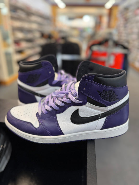 *USED* Jordan 1 Retro High Court Purple White