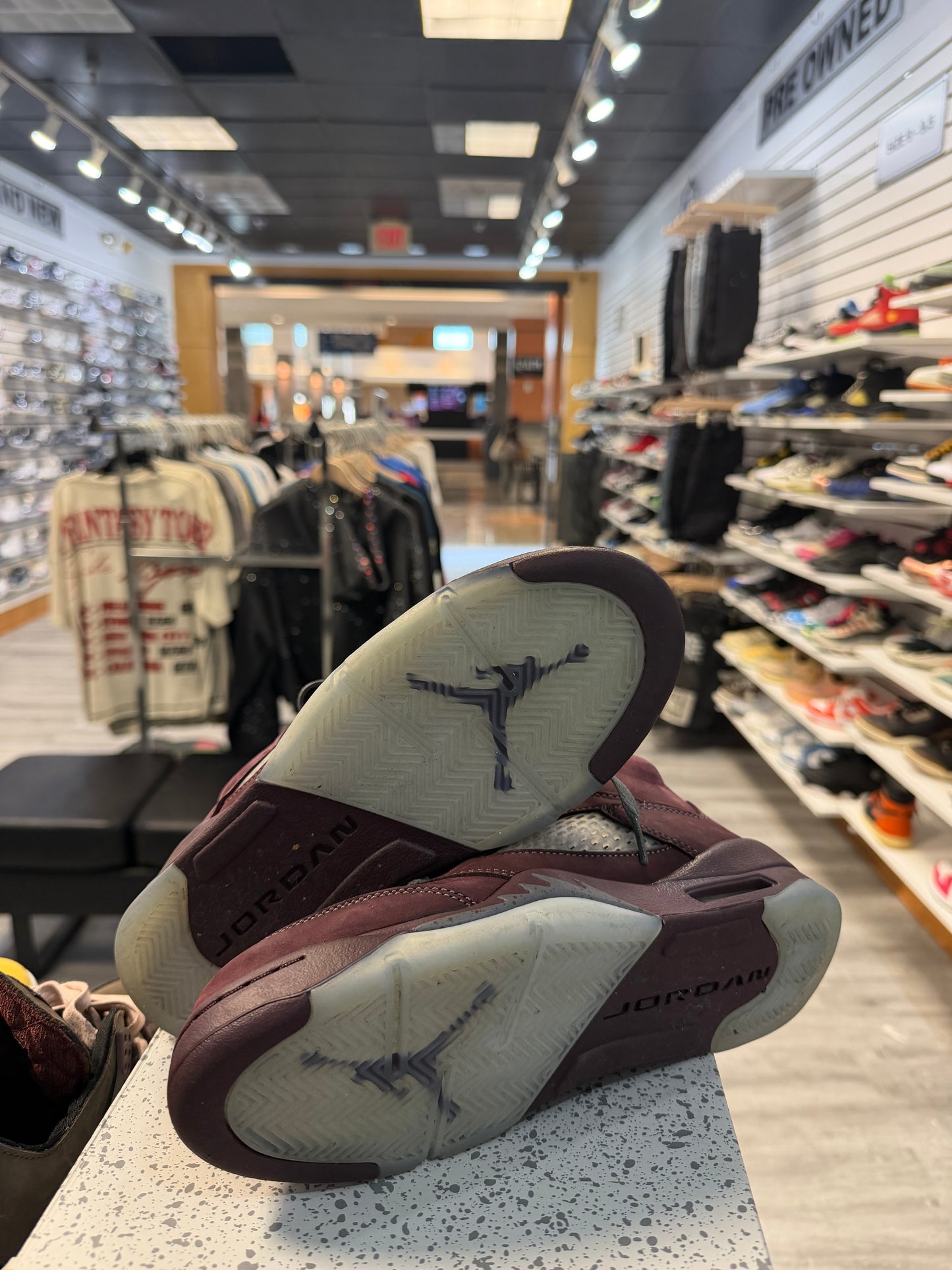 *USED* Jordan 5 Retro Burgundy (2023) (GS)