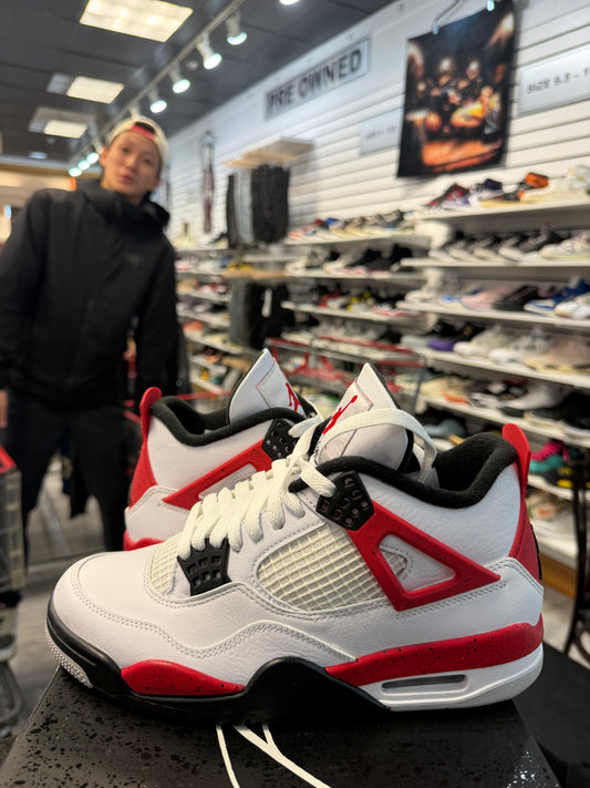 *USED* Jordan 4 Retro Red Cement