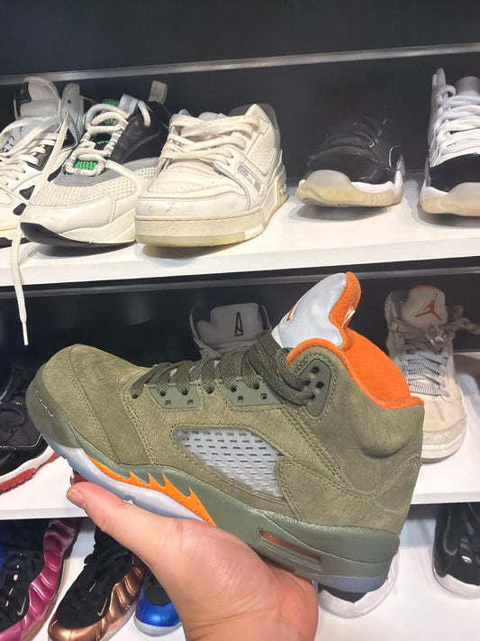 *USED* Jordan 5 Retro Olive
