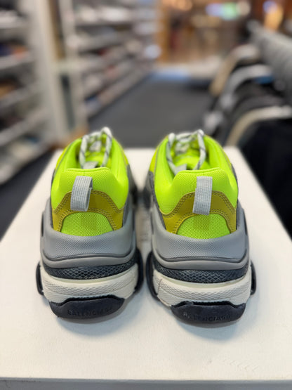 *USED* Balenciaga Triple S Neon Yellow