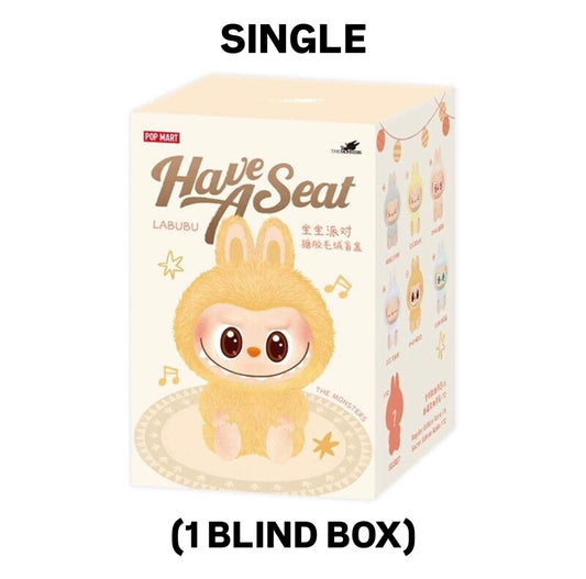POP MART LABUBU THE MONSTERS HAVE A SEAT VINYL PLUSH BLIND BOX