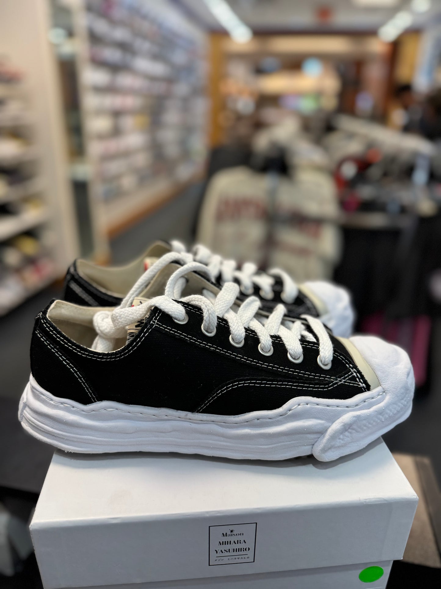 *USED* Maison Mihara Yasuhiro Hank OG Sole Canvas Low
