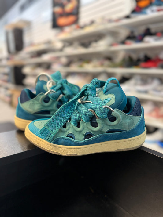 *USED* Lanvin Curb Green Sneakers