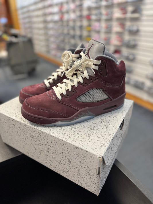 *USED* Jordan 5 Retro Burgundy (2023)