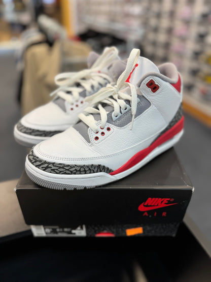 *USED* Jordan 3 Retro Fire Red