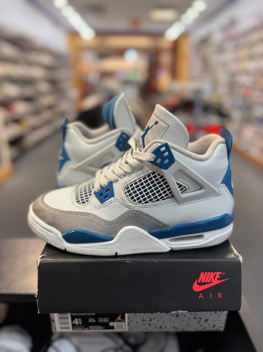 *USED* Jordan 4 Retro Military Blue (2024) (GS) (DEAL)