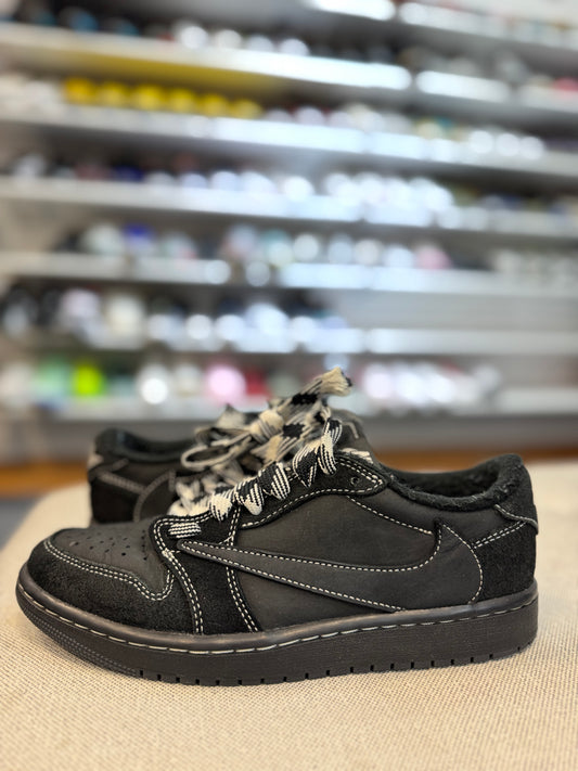 *USED* Jordan 1 Retro Low OG SP Travis Scott Black Phantom