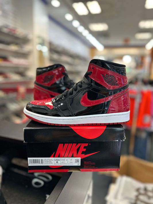 *USED* Jordan 1 Retro High OG Patent Bred
