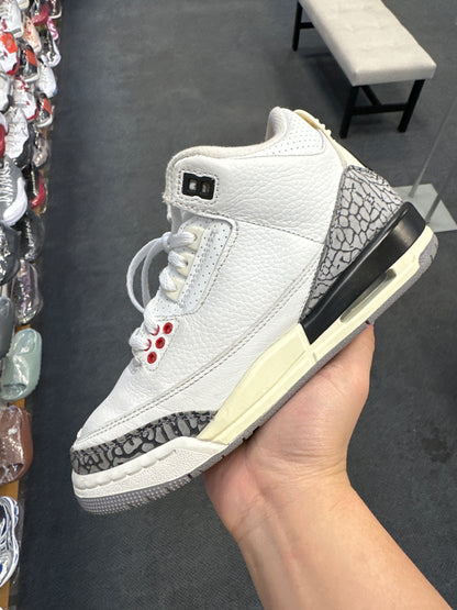 *USED* Jordan 3 Retro White Cement Reimagined (GS)