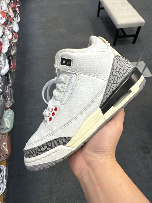 *USED* Jordan 3 Retro White Cement Reimagined (GS)