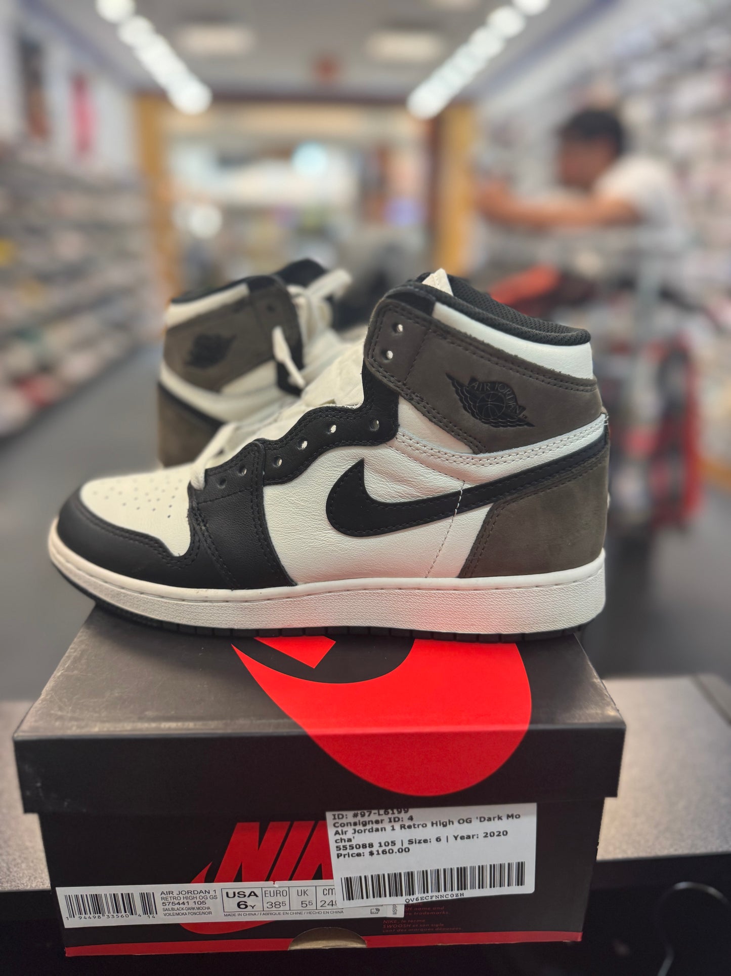 *USED* Jordan 1 Retro High Dark Mocha (GS)
