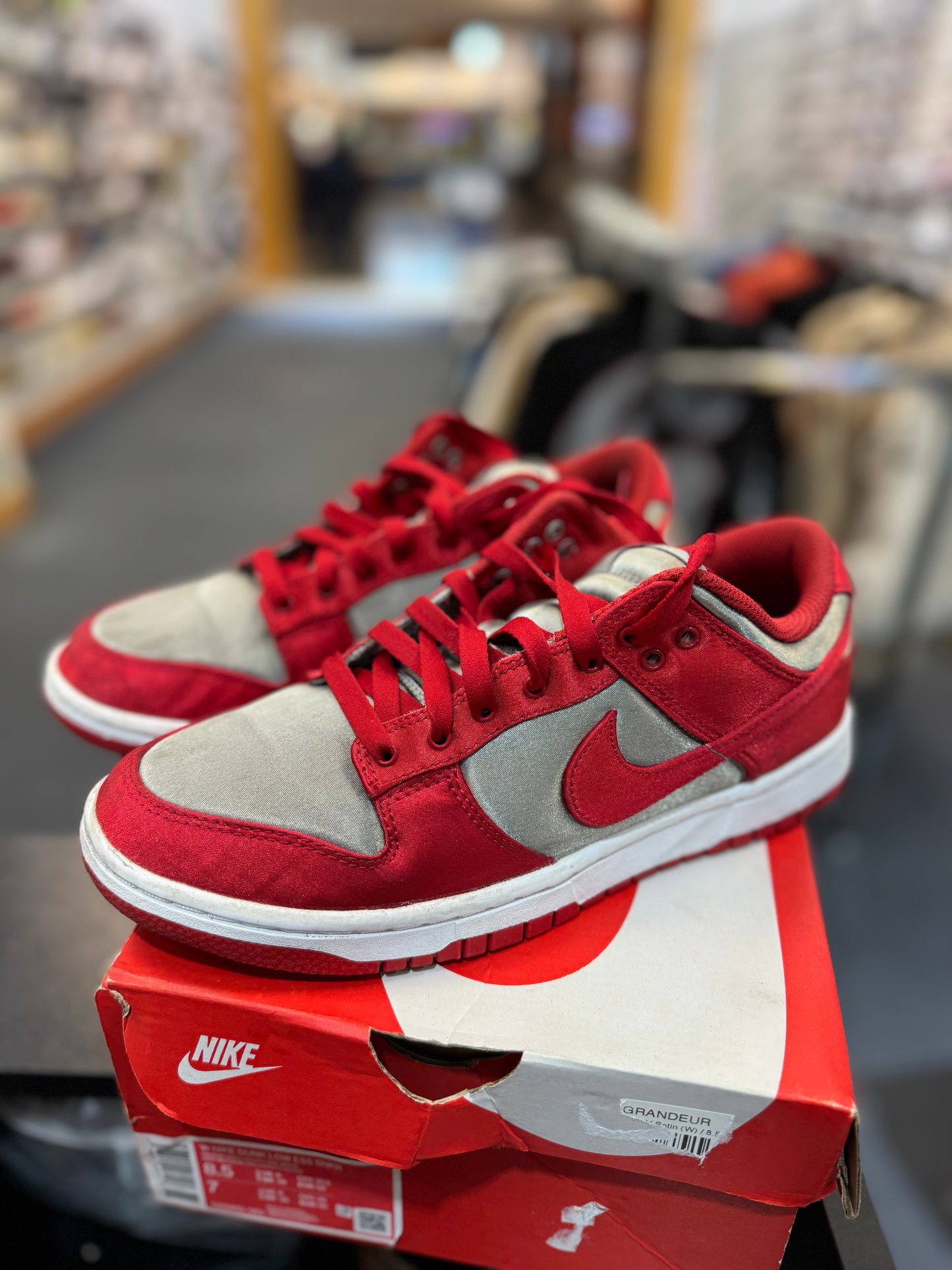 *USED* Nike Dunk Low UNLV Satin (DEAL)