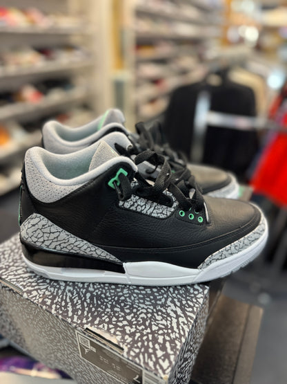 *USED* Jordan 3 Retro Green Glow
