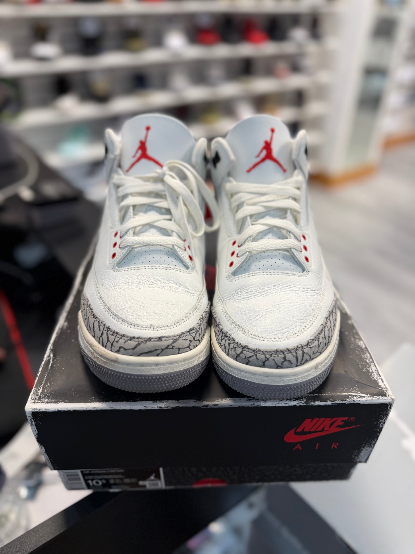 *USED* Jordan 3 White Cement Reimagined
