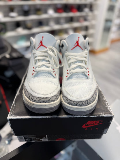 *USED* Jordan 3 White Cement Reimagined
