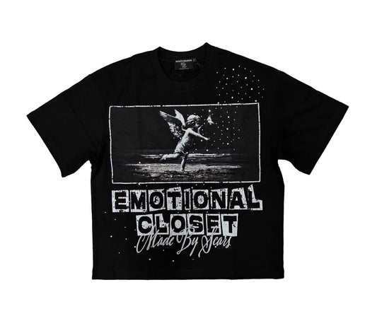 MIXED EMOTION Black Scar Tee