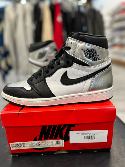 *USED* Jordan 1 Retro High Silver Toe (Women's)
