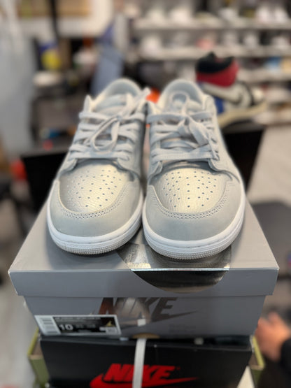 *USED* Jordan 1 Low OG Metallic Silver
