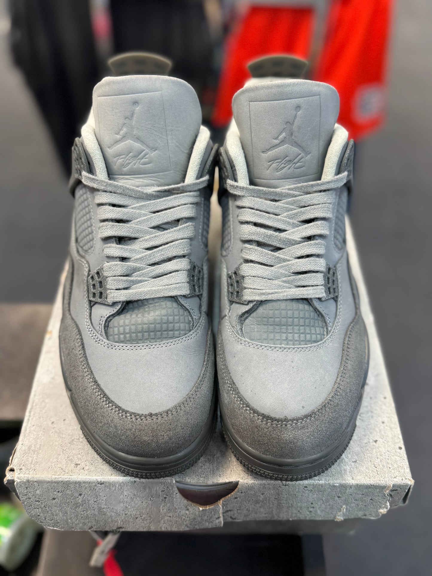 *USED* Jordan 4 Retro SE Paris Olympics Wet Cement
