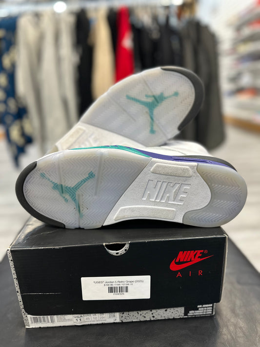 *USED* Jordan 5 Retro Grape (2025)