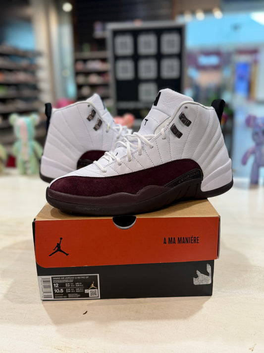 *USED* Jordan 12 Retro SP A MA Maniere White (W)