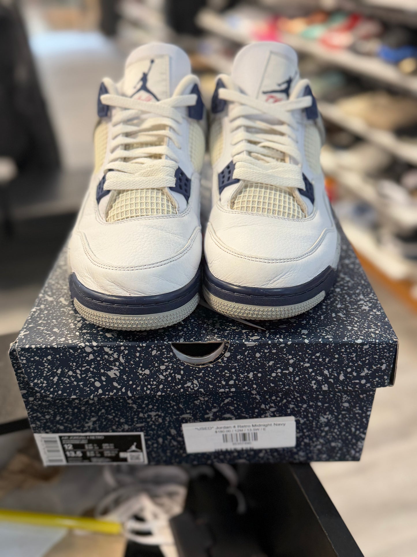 *USED* Jordan 4 Retro Midnight Navy