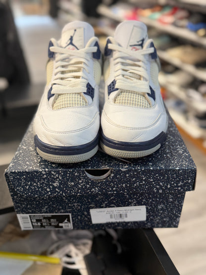 *USED* Jordan 4 Retro Midnight Navy