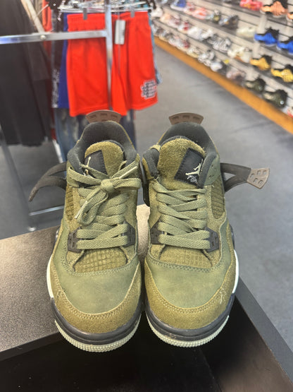 *USED* Jordan 4 Retro SE Craft Medium Olive (GS)