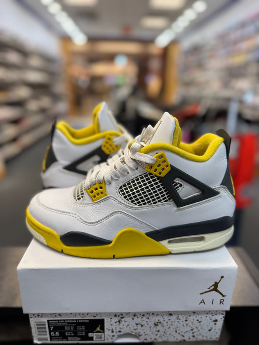 *USED* Jordan 4 Retro Vivid Sulfur