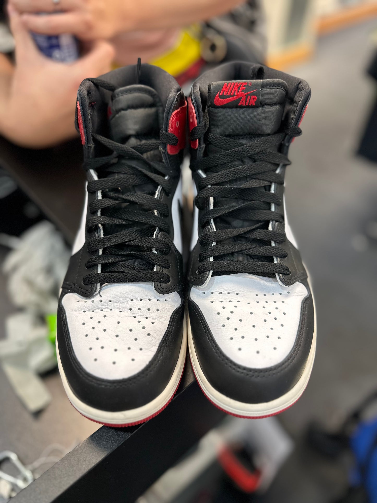 *USED* Jordan 1 Retro Black Toe Reimagined