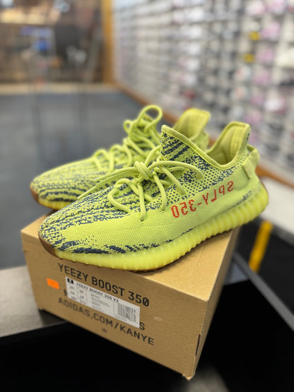 *USED* adidas Yeezy Boost 350 V2 Semi Frozen Yellow