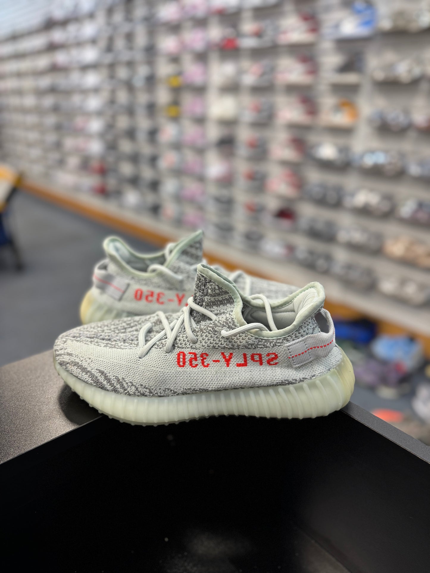 *USED* adidas Yeezy Boost 350 V2 Blue Tint