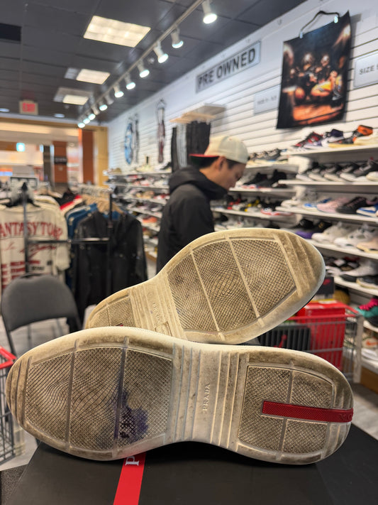 *USED* Prada America's Cup Anthracite Gray Silver