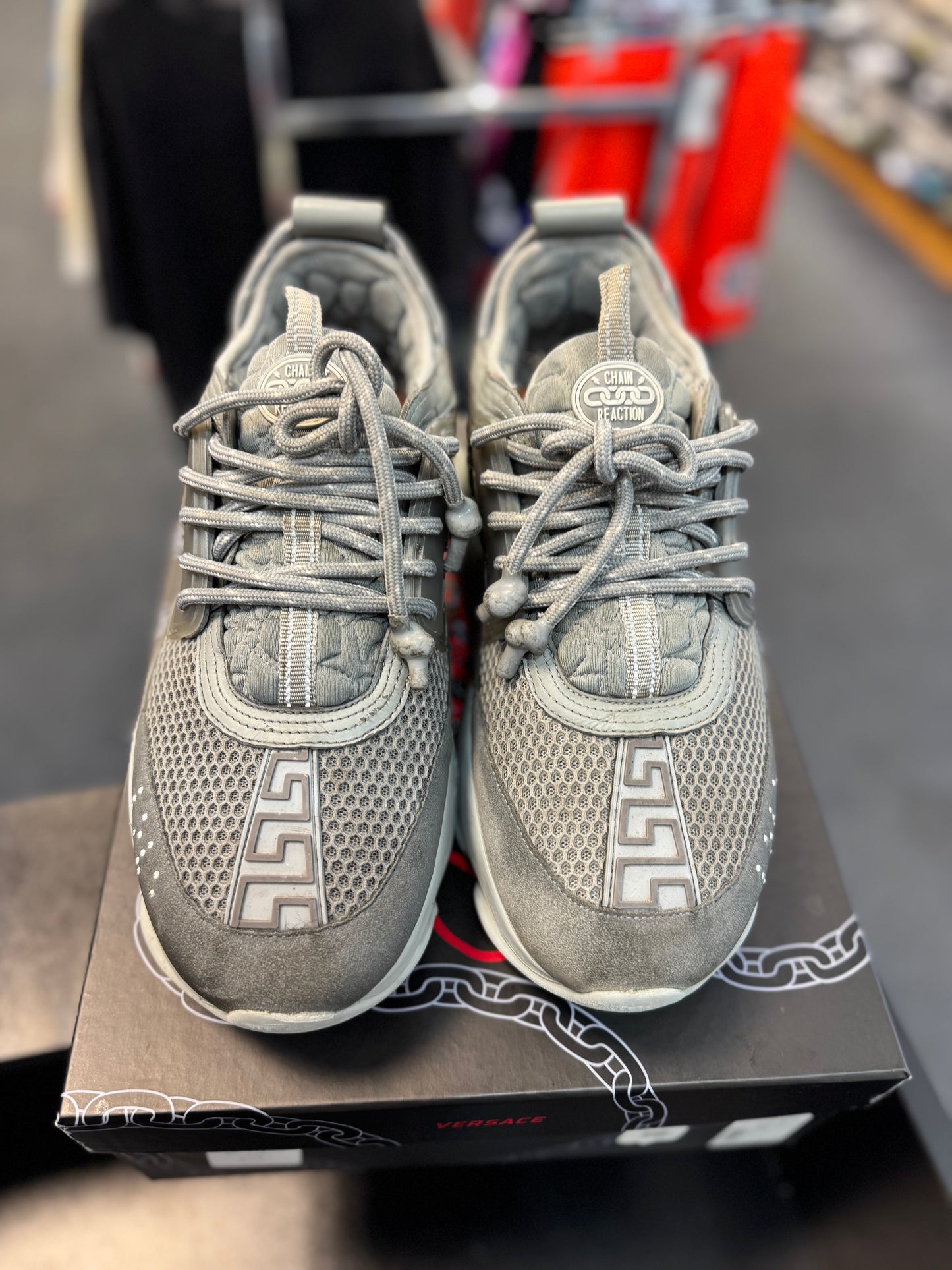*USED* Versace Chain Reaction Gray
