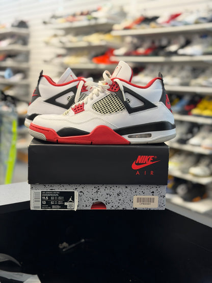 *USED* Jordan 4 Retro Fire Red (2020)