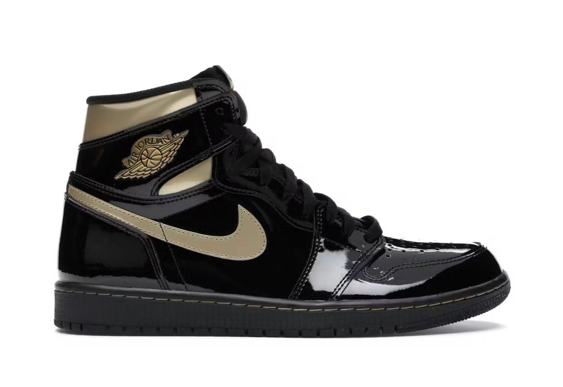 Jordan 1 Retro High Black Metallic Gold (GS)