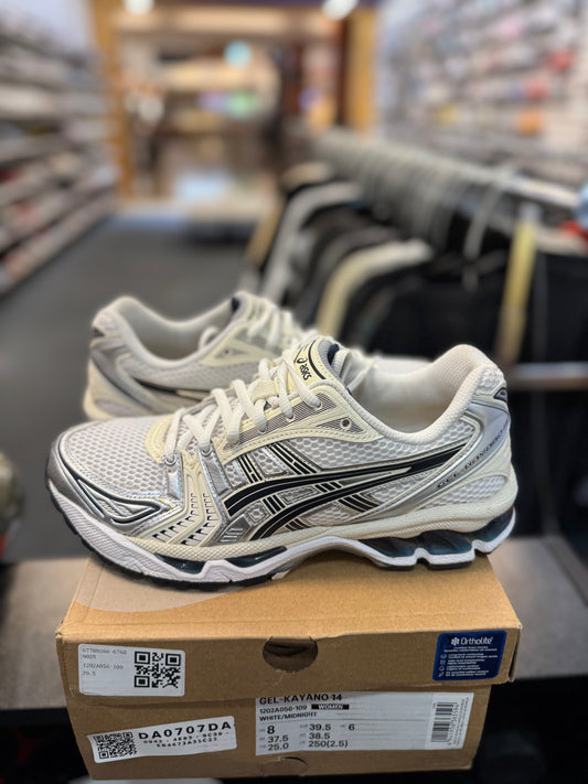 *USED* ASICS Gel-Kayano 14 White Midnight