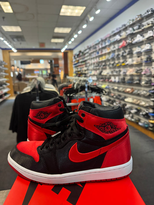 *USED* Jordan 1 Retro High OG Satin Bred (Women's)