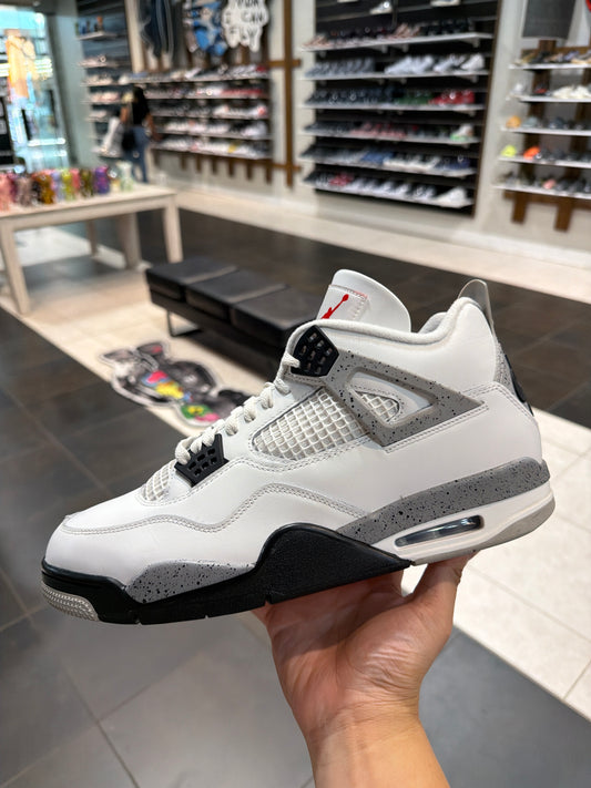 *USED* Jordan 4 Retro White Cement