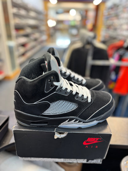 *USED* Jordan 5 Retro OG Black Metallic Reimagined