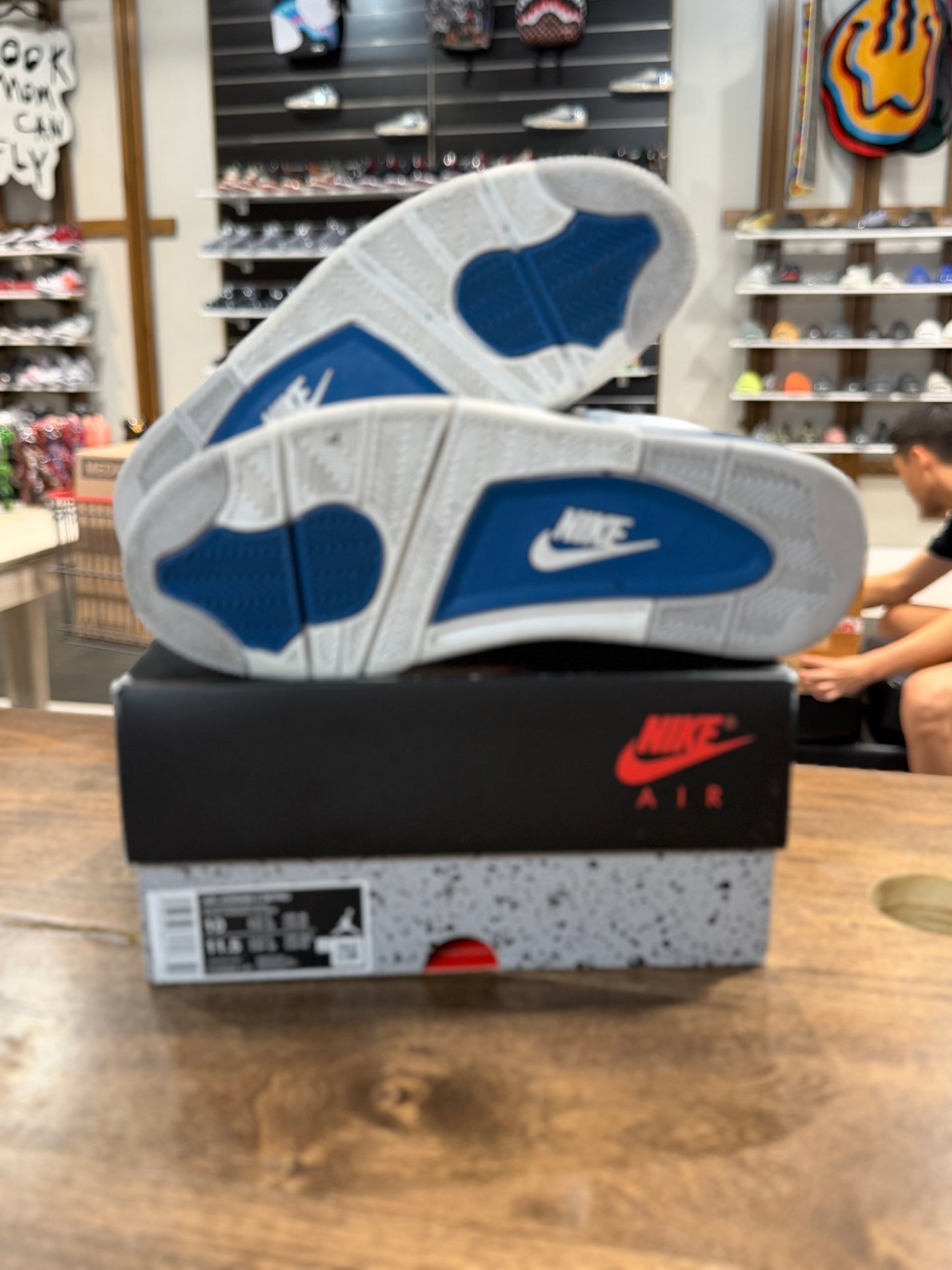 *USED* Jordan 4 Retro Military Blue