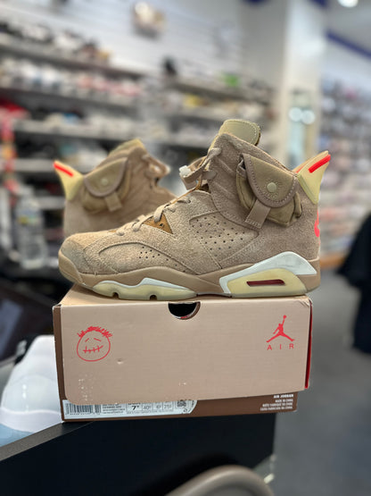 *USED* Jordan 6 Retro TS British Khaki