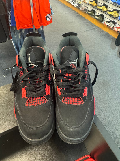 *USED*  Jordan 4 Retro Red Thunder