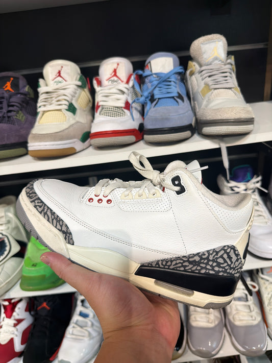 *USED* Jordan 3 Retro White Cement Reimagined