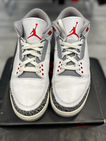 *USED* Jordan 3 Retro Fire Red (2022)