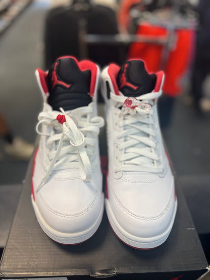 *USED* Jordan 5 Retro Fire Red Black Tongue (2013)