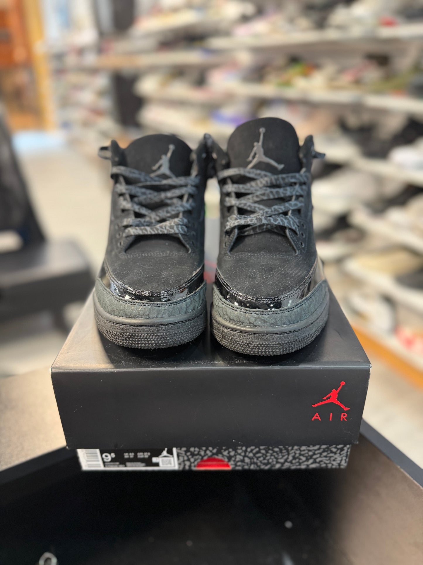 *USED* Jordan 3 Retro Black Cat